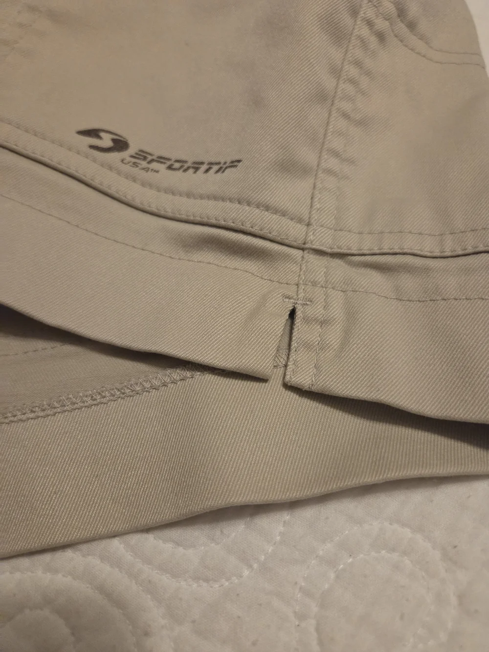 Sportif Beige Cargo Boating Shorts for Men. Size 36